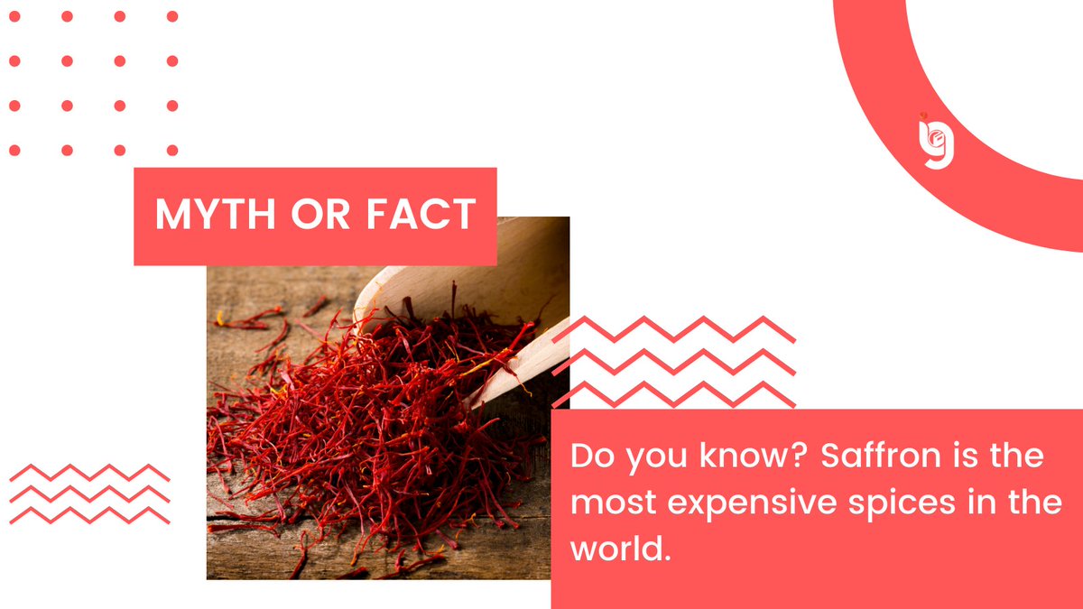 𝓜𝔂𝓽𝓱 𝓸𝓻 𝓕𝓪𝓬𝓽!

#infogurukul ##SaffronIndia ##Saffron #spiceslover #factsonly #mythbusters #learningisfun #ShareThis #SharePost