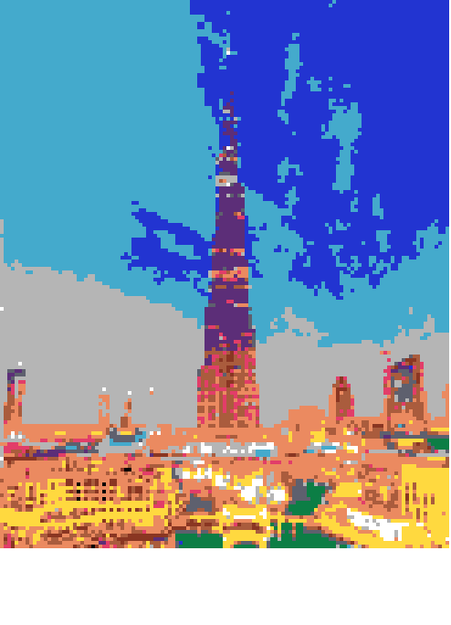 Bpxeler's tweet photo. @opensea #OpenSeaNFT #openseanfts #openseanftart #pixelart #pixelnft #pixelnftarts #BurjKhalifa #Polygon #WazirXNFT First time I made Burj Khalifa by pixels. How IS it? 1 Lucky buyer will get this token https://t.co/XBclaP5hax