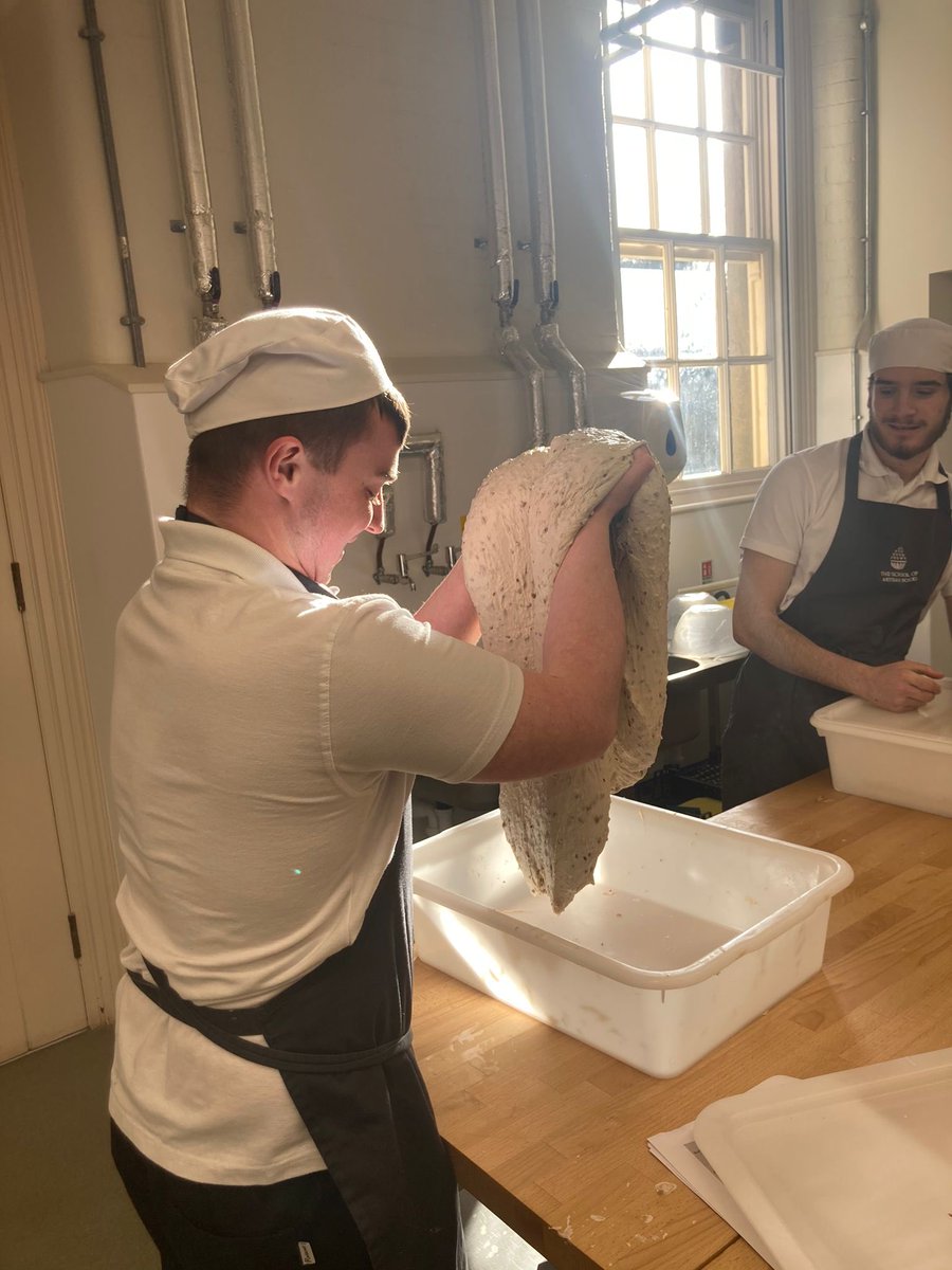 artisanschool's tweet photo. Getting the feel for the dough. Sunshiny morning for NTU students.#breadclasses https://t.co/KDuZiRdRXk