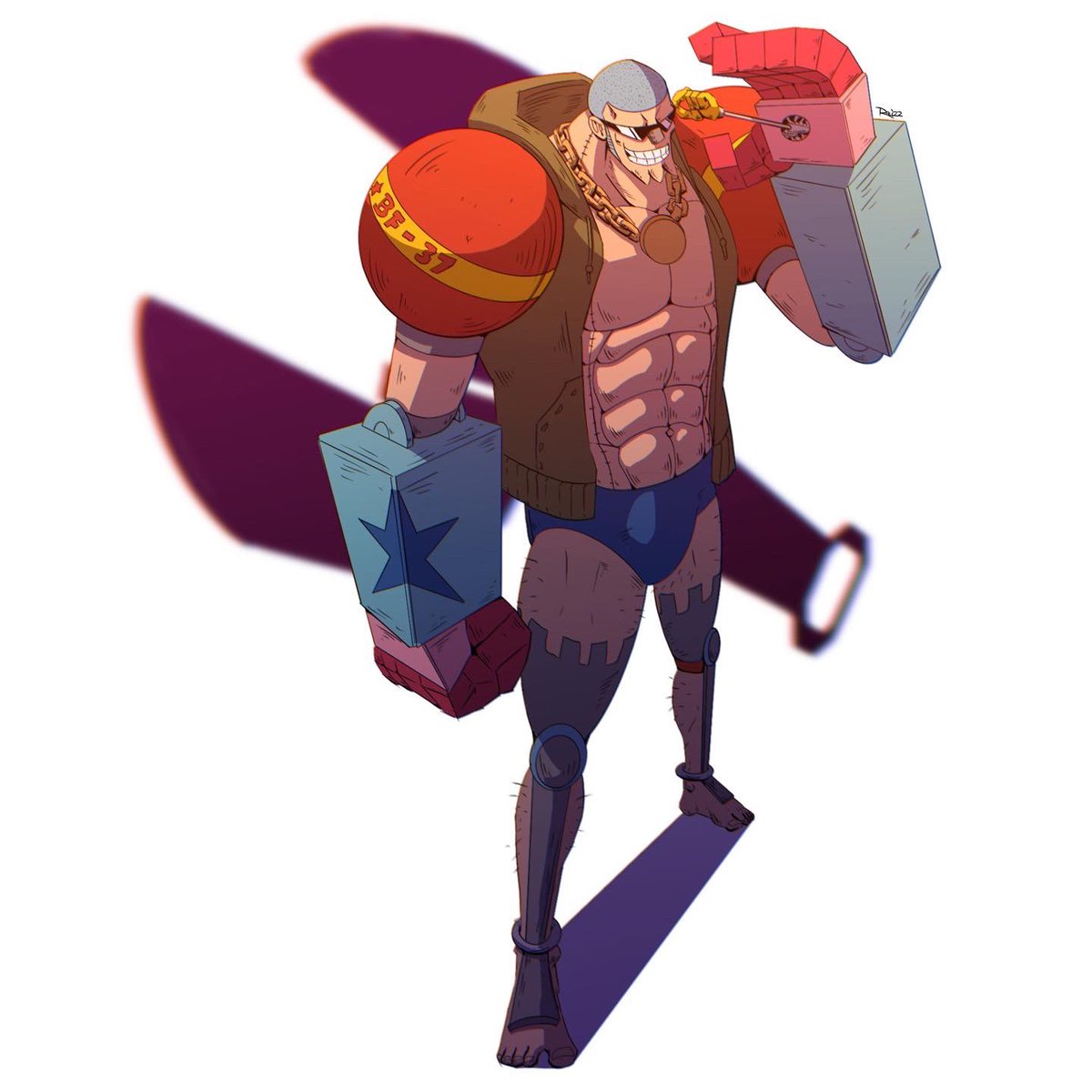 rau_stuart's tweet photo. SUPER FRANKY (ONE PIECE FAN ART)
#ONEPIECE #fanart #digitalart #AnimeArt https://t.co/mO8fjfwFSc