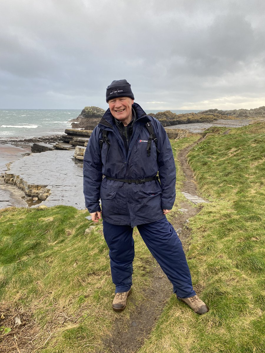 JGL39559946's tweet photo. Back on the #RaadNyFoillan #WayOfTheGull coastal path this weekend - despite the wind โ and rain โ๏ธ #Rastagh. Walked from Castletown to Port St Mary, sporting the new ๐ฎ๐ฒ hat. Midge (๐) less than impressed by the weather conditions: ๐ช definitely off (again)! @IOMTourismTrade https://t.co/3yKjsMUxUU