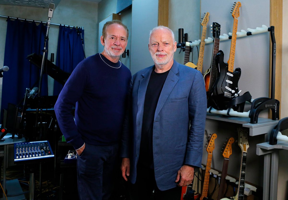 pinkfloyd's tweet photo. Many happy returns to Phil Manzanera, who celebrates his birthday today. Phil, of course, was a key person behind Pink Floyd's The Endless River, as well as being a long-term collaborator with David Gilmour on various projects. Here's Phil with David. [Pic: Polly Samson] https://t.co/rv6scLn4yH