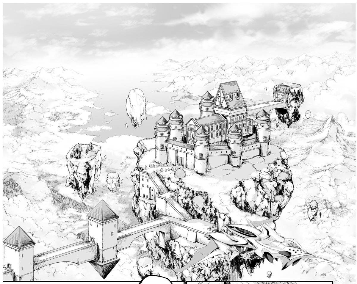 城と言えば、前に描いたコレいまでも結構気に入ってる 