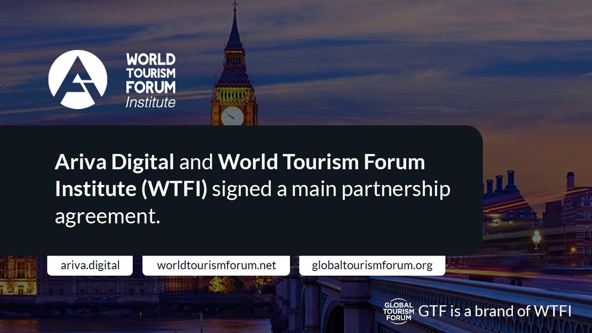 #Ariva is now stronger than ever!💪

📢 We proudly announce the #PARTNERSHIP with <a href="/WTourismForum/">World Tourism Forum Institute</a> and <a href="/gtourismforum/">Global Tourism Forum</a> to fully integrate #blockchain into #tourism and make #ARV a tourism #cryptocurrency accepted by the whole world. 🌎🌍🌏

The #Future is exciting, are you ready? 🚀
