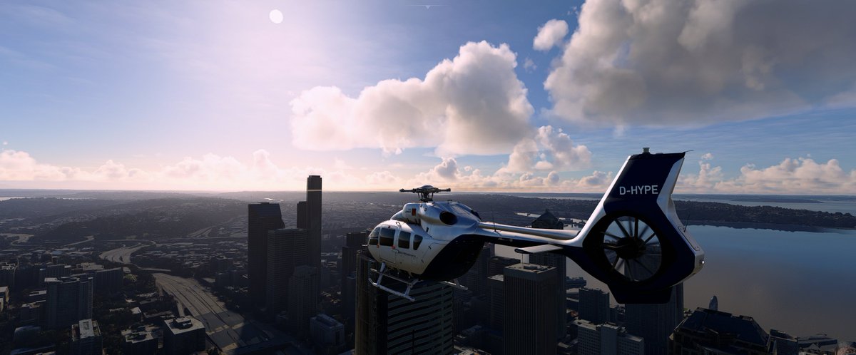 DerVirtus's tweet image. #msfsofficial @MSFSofficial #msfs #msfs2020 #flightsimulator @HYPEAircraft #helicopter #h145

Part 3: The Microsoft Flight Simulator can look so beautiful