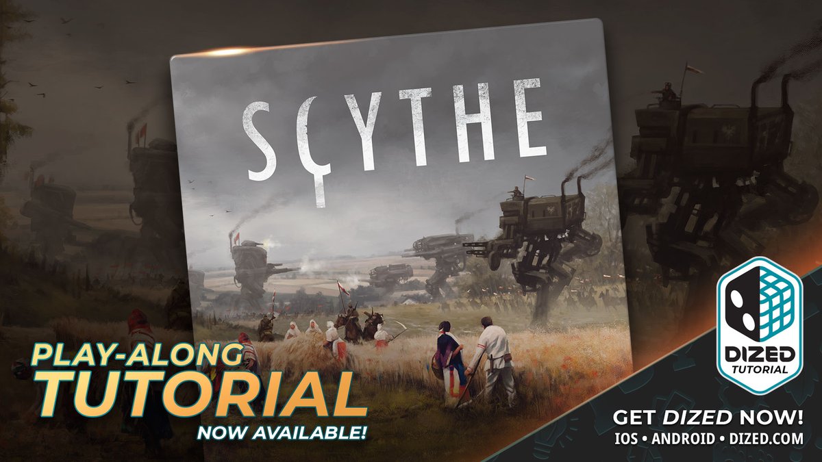 getDized's tweet image. A board game that needs no introduction - Scythe - has now an Interactive play-along Tutorial available in Dized! We&apos;re extremely proud of this one, let us know how you like it! #getdized #scythe #boardgames