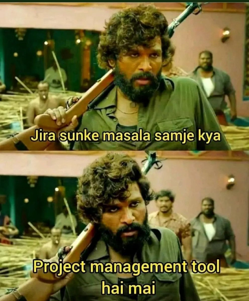 tweet2api's tweet photo. #JIRA
#pushpameme https://t.co/9CyXaTIzNh