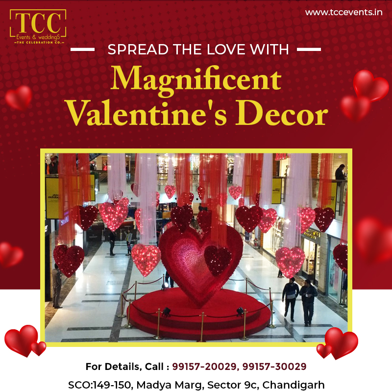 CelebrationChd's tweet photo. Valentine's Day is approaching, brighten up your spaces with some adorable Valentine's Day decorations ❤️ &amp; enhance your customer experience.

Contact us @ TCC Events now!

Call @ +91-99157-20029, +91-99157-30039

#valentinesday2022 #valentinesdecorations https://t.co/J5B8GyUVjm