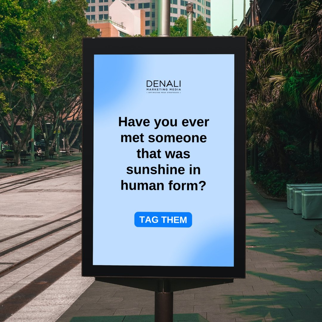 MediaDenali's tweet photo. Here's a great way to start your Monday! Tag someone who is ☀️ LITERAL SUNSHINE ☀️ in human form! 

.
.
.
.
#contentcreationtips
#instagramGrowth
#instagramgrowthexpert
#instagramgrowthtips
#instagramGuide
#instagrammarketing
#socialmediatips
#socialmediamarketing https://t.co/Gs0X9gpIgS