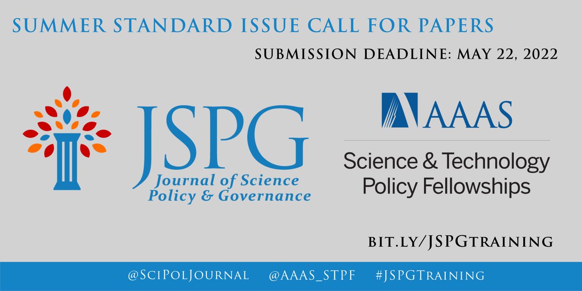 Journal of Science Policy & Governance (JSPG) tweet media
