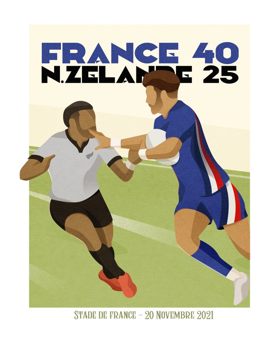 Souvenir d’un match légendaire 

#rugby #illustration #francerugby