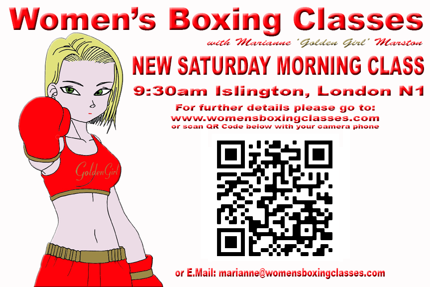 WomensBoxClass's tweet photo. **NEW** SATURDAY MORNING WOMEN ONLY BOXING CLASS IN ISLINGTON true pro-boxing based techniques, exercises and boxing drills that Marianne herself and other top flight professional boxers use https://t.co/oOh4nsCq78 @TheWomensRoom @womenbritboxing @WomenofBoxing @Women2Win https://t.co/56s76LK3un