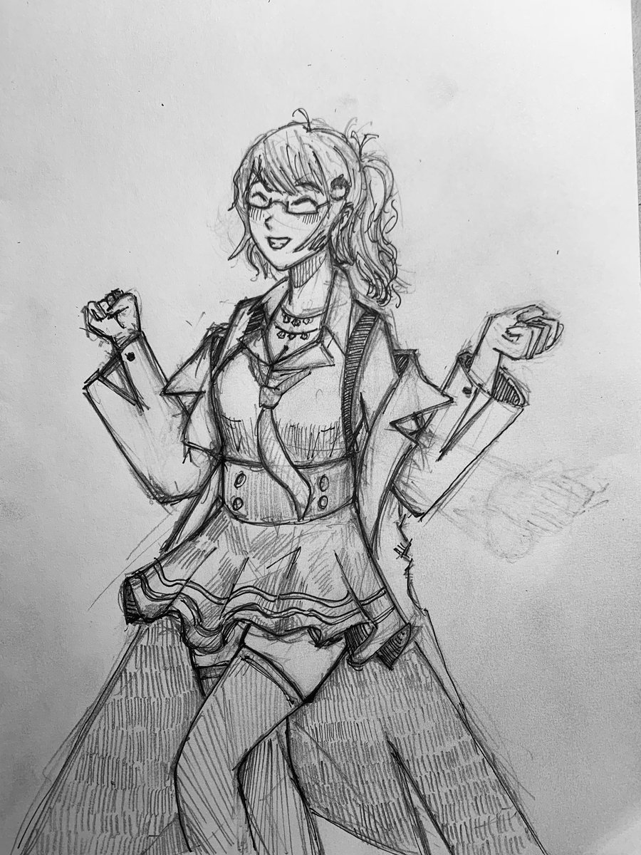 russ_arrrr's tweet image. Speedran some fanart for @MakoFukasameTV’s new model reveal! The sketch is scuffed that’s fine… maybe #makofukart