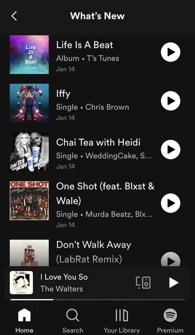 Pleasantly surprised to see my album in the new release page on #Spotify Thanks <a href="/Spotify/">Spotify</a> #lifeisabeat #beats #Listen