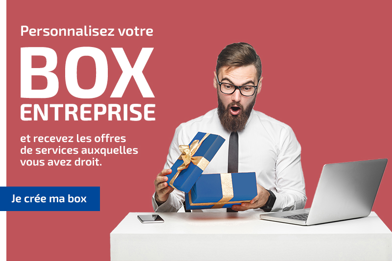 #Entreprises : personnalisez dès maintenant votre box !
C’est simple et gratuit ! 
Recevez toutes les offres auxquelles vous avez droit et les informations qui vous intéressent dans votre box entreprise.➡️bit.ly/3AN4AZF