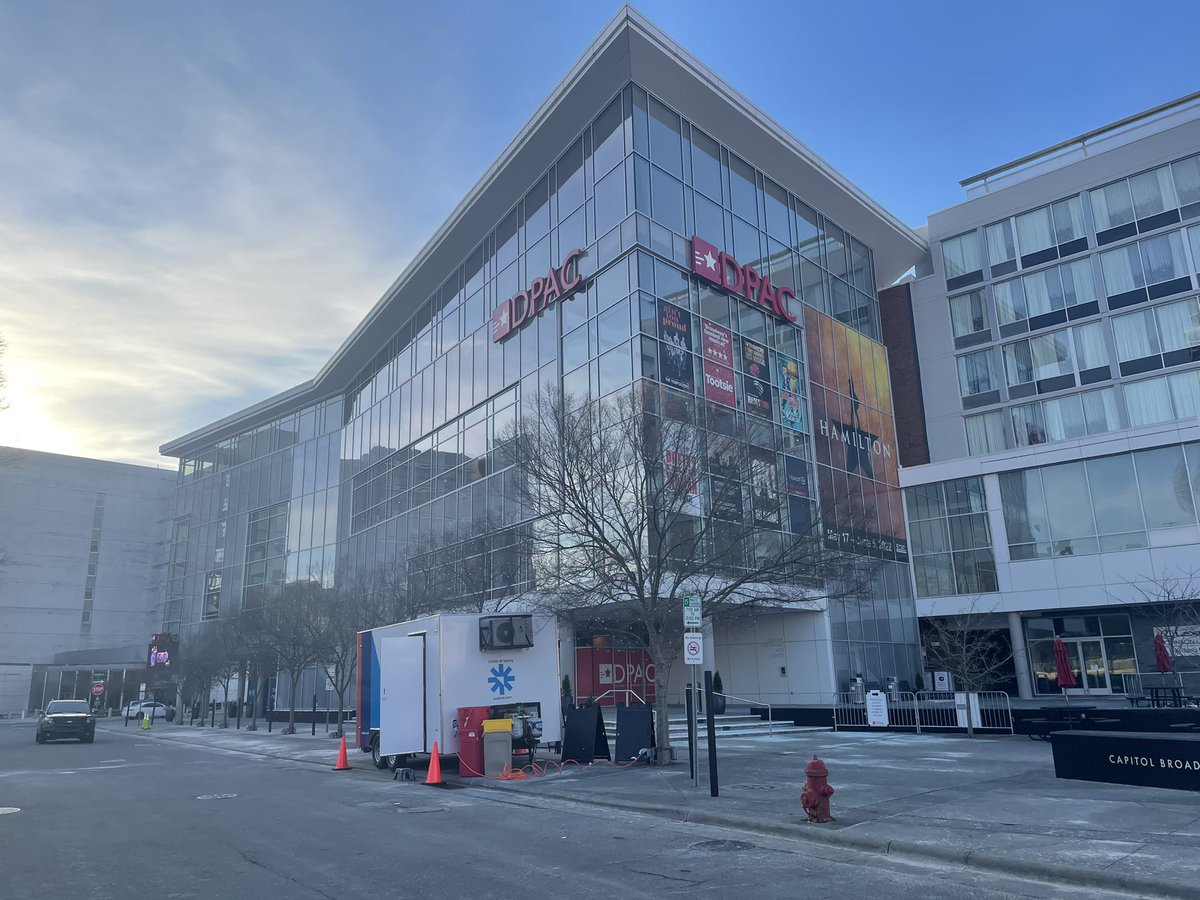 A new COVID testing site opens today right outside DPAC today. You can walk in or sign up for an appointment on the <a href="/Curative/">Curative</a> site. Looks like there are about 200 slots available for today. The company says you get your results in 1-2 days.