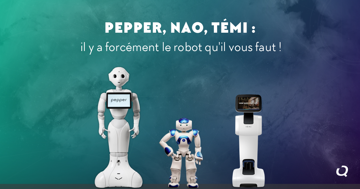 Pepper, Témi, Nao : #NewQuest vous présente son offre complète de robots pour vos animations en magasin et événements ! 🤖 
👉🏼 newquest.fr/pepper-temi-na…