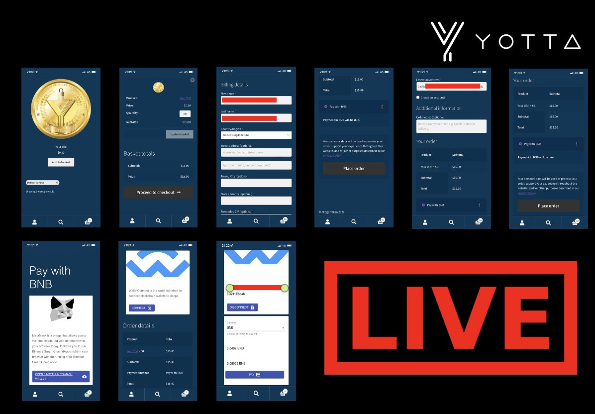 Yotta_Labs's tweet photo. We are now Live amazing work from everyone, buy #YEdge with #BNB https://t.co/vHG4Fv3ofJ