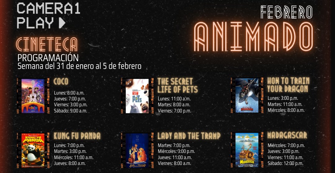 Uniandesbiblio's tweet photo. 🎥 ¿Te gusta el #CineAnimado? ¡No te pierdas las pelis que traemos esta semana para ti! 👈🏼🤖
Prográmate en nuestra #CinetecaUniandes. 🎫 Biblioteca General 'Ramón de Zubiria' - Piso 4
#BibliotecaUniandes #UniandesSoyYo #VolverAlCampus https://t.co/yBWjkOrs1J