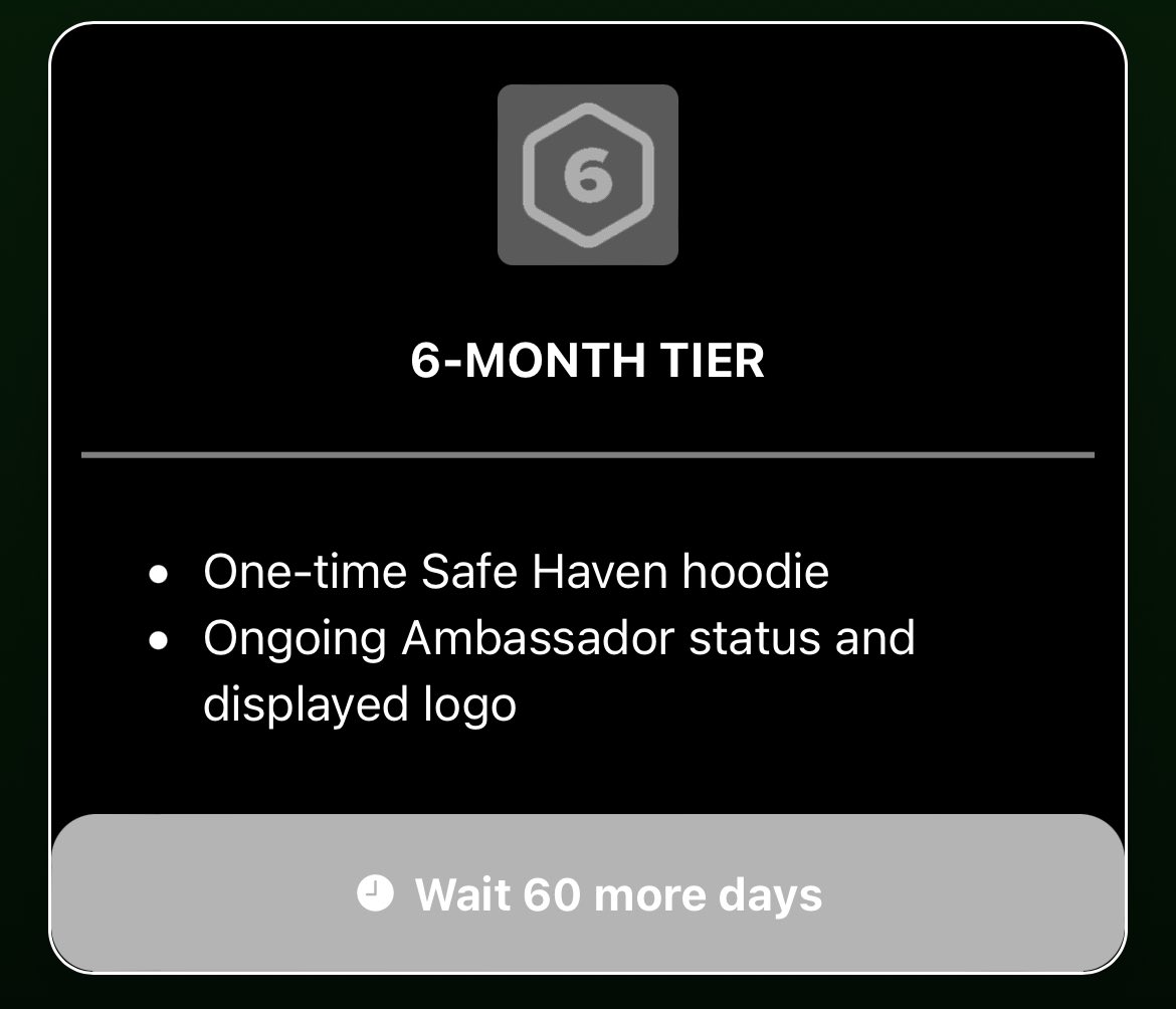 VeBenzCH's tweet image. Bull or bear I don‘t care, I just need that @Inheriti_com @SafeHavenio hoodie 💙💎🔥👀 #VeFam $SHA #SafeNode