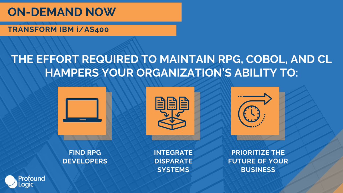 ProfoundLogic's tweet image. Change can be scary, but it doesn&apos;t have to be! 😱 Check out our webinar from our #CRO Jordan Antonoff! In this can&apos;t-miss webinar, you&apos;ll learn the business issues, strategic imperatives, success factors, and benefits of #CodeTransformation! Watch NOW ➡️ hubs.ly/Q012yq5R0