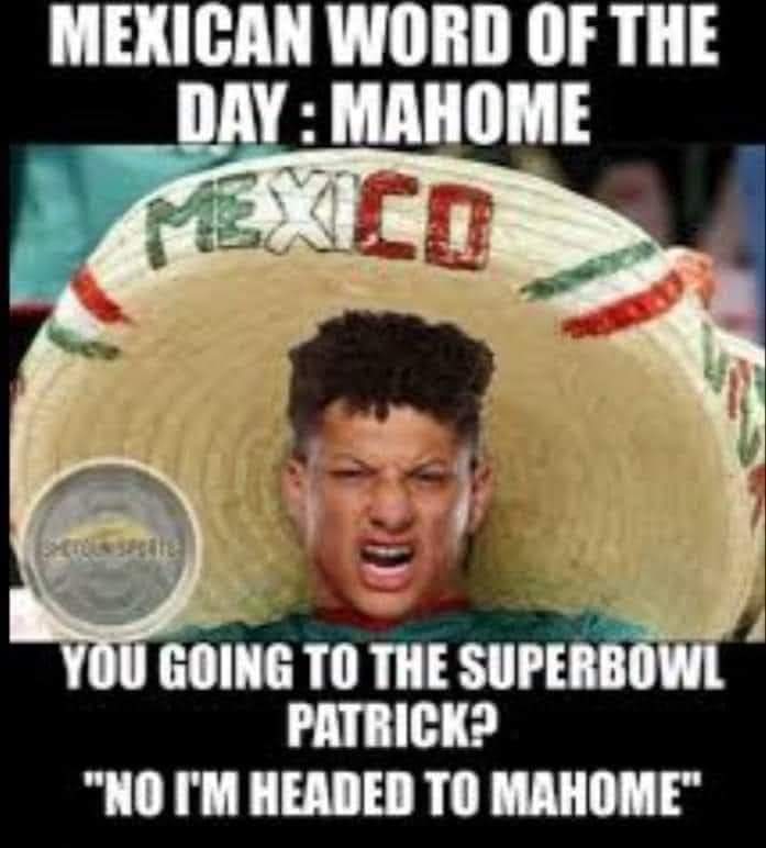 Wolfman_Scott's tweet photo. Patrick Mahomes is headed where? #KansasCityChiefs #bengals https://t.co/TFFZk585XG