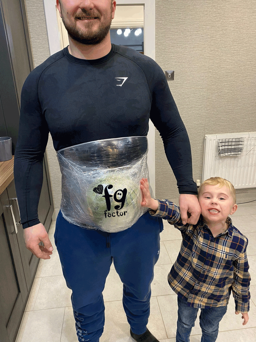 FG Factor owner Connor, experiences what his expected wife feels like by wearing the baby melon...
#fgfactor #MELON