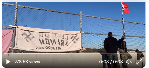 CptnSkippy's tweet photo. @shannonrwatts And they can't spell. Technically it was "let's go branon" because well... we already see their education. #letsgobranon https://t.co/GGIhvcdgxw