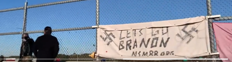 CptnSkippy's tweet photo. @shannonrwatts And they can't spell. Technically it was "let's go branon" because well... we already see their education. #letsgobranon https://t.co/GGIhvcdgxw