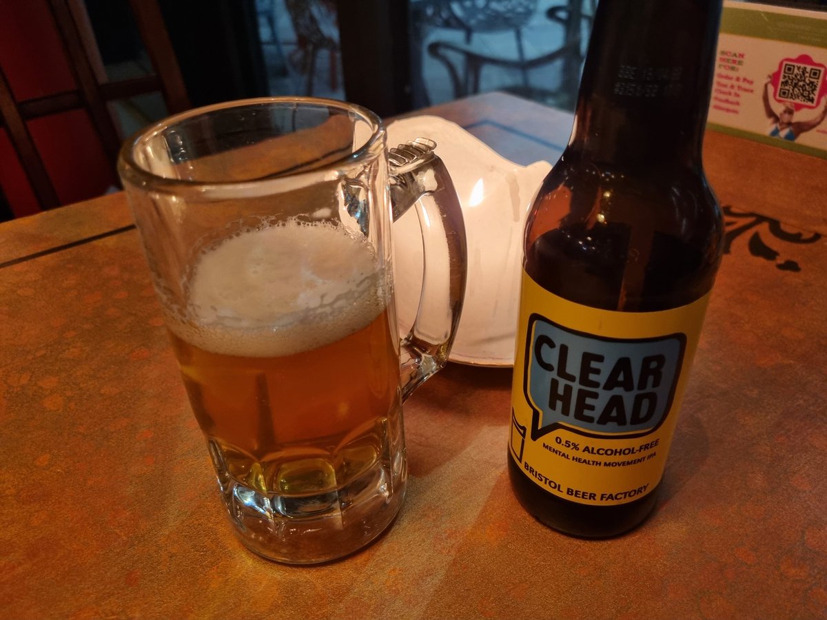 GoslingFire's tweet photo. I'm a bit of a #CraftBeer geek as my #untapped account shows. 

For a (almost) non-alcoholic beer this is really very good and as an added bonus supports @TalkClubUK - which is also good 👍 🍻 https://t.co/bz8d8l0Rq6