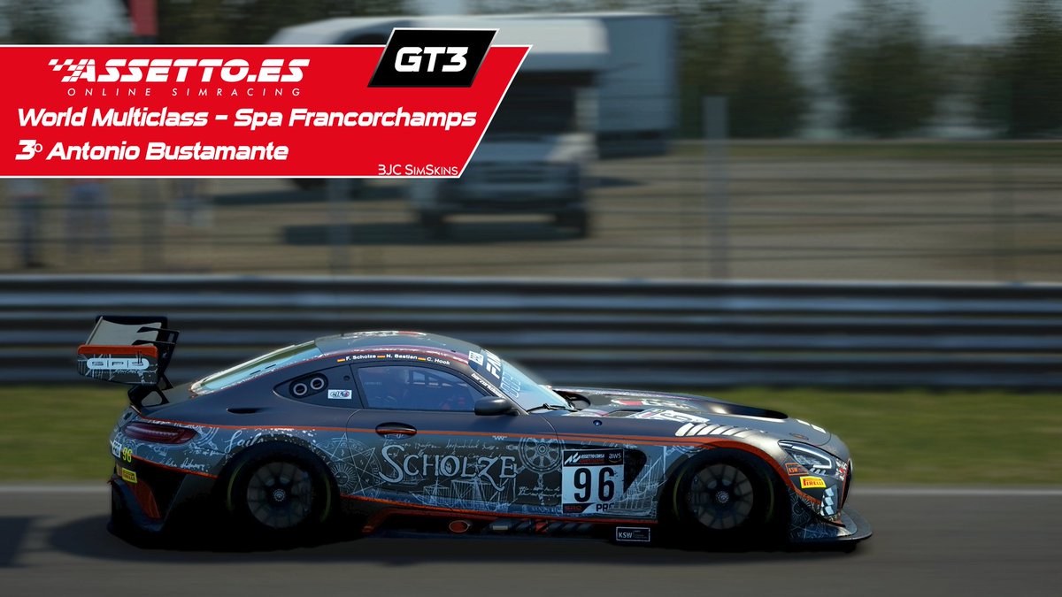 🏁Podio GT3 WORLD TOUR <a href="/circuitspa/">Spa-Francorchamps</a> 🇧🇪

<a href="/OdoxMotorsport/">OdoxMotorsport</a>
 <a href="/MotorEsportsTV/">MotorEsportsTV</a> #Simracing
<a href="/AC_assettocorsa/">Assetto Corsa</a>
#AssettoCorsaCompetizione

📸<a href="/BjcSim/">BJCSimSkins</a>

👉🏼Mas campeonatos en nuestra web Assetto.es