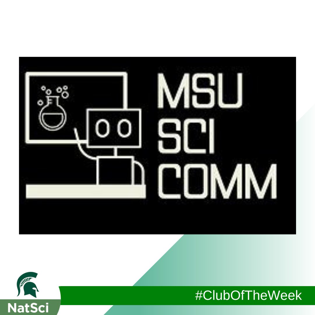 The MSU Science Communication (@msu_scicomm) mission is to empower students and young professionals to communicate complex scientific topics in clear and engaging ways. Click the link for info on working with this student-run organization: bit.ly/3KMQ6xj