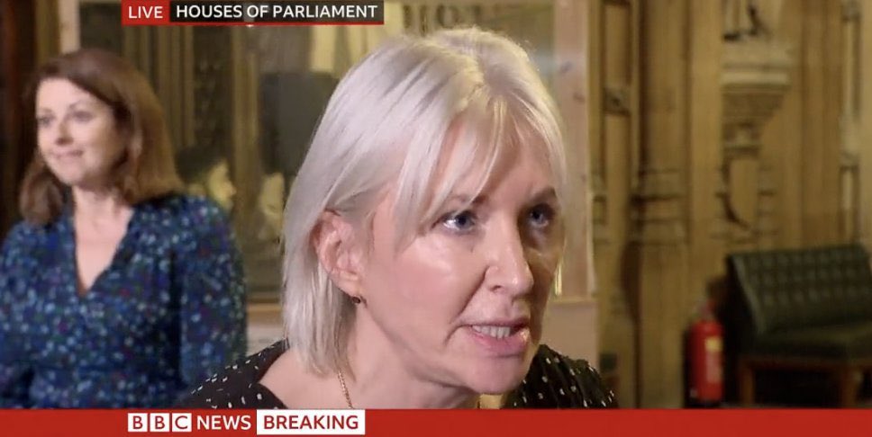 This is a fantastic photo. It shows her true colours. That is a proper snarl. It would be a shame if it were to be retweeted. @NadineDorries looks so good here. Lol.