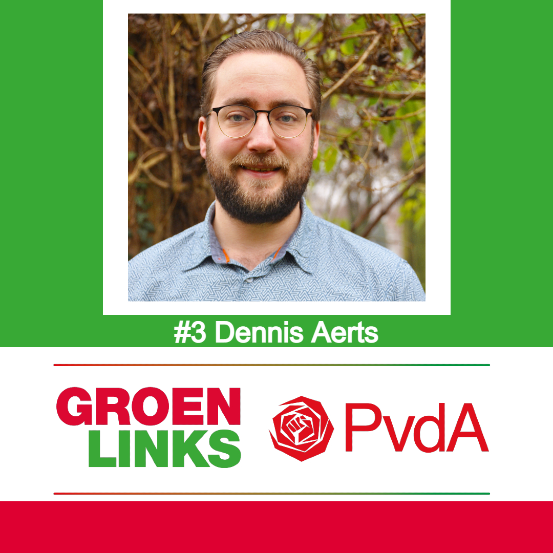 Vandaag stellen wij vol trots onze #3 aan u voor. Dennis Aerts!

Lees het hele verhaal van Dennis: instagram.com/p/CZZuyBvq-yj/…

#cultuursector #cultuur #bestuurskunde #gemeente #ettenleur #politiek #PvdA #groenlinks #lokaal #verkiezingen
