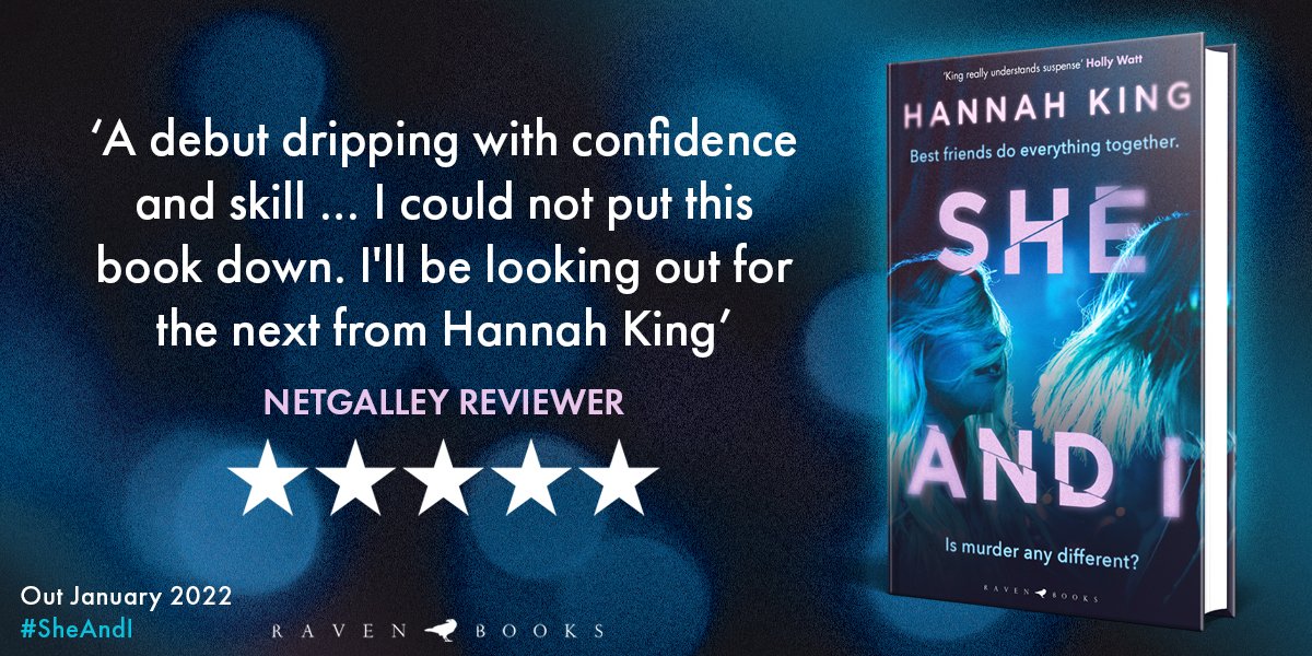 BloomsburyRaven's tweet image. .@_HanKing's debut #SheAndI continues to impress

Available now: amzn.to/3zG3SN0