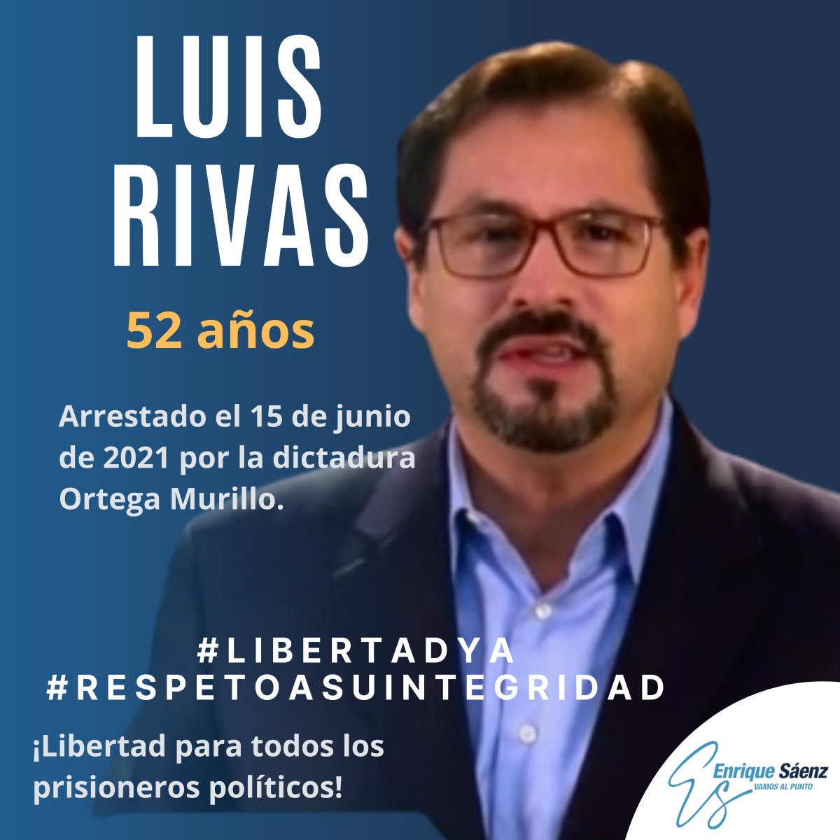 Saenzn_e's tweet photo. #LibertadYA para todos los prisioneros políticos.
#RespetoAsuIntegridad
#SOSNICARAGUA https://t.co/FruDE4phoA