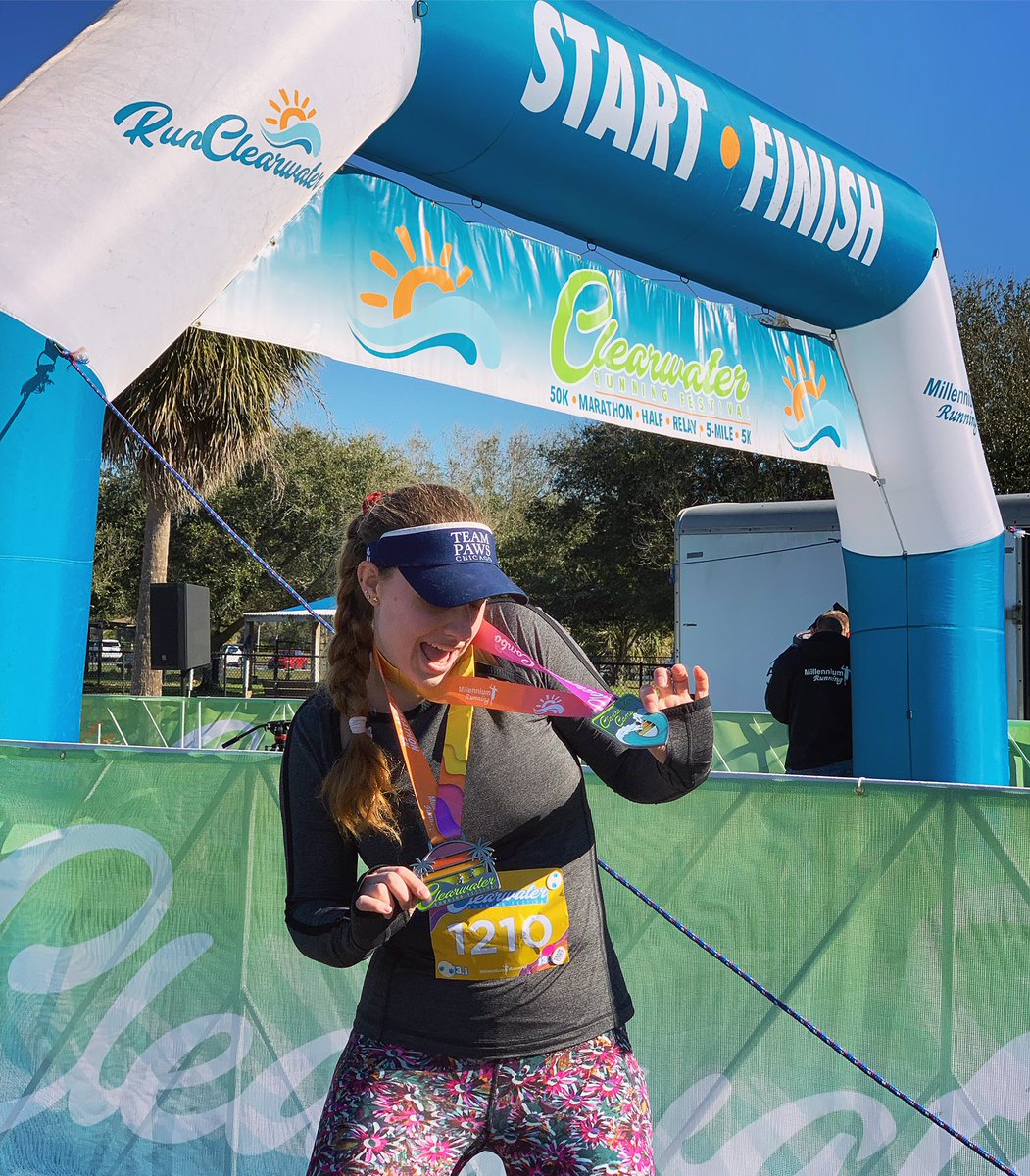 GabroniNcheese's tweet photo. What a great weekend for a half marathon PR! 🏅#clearwaterrunningfestival https://t.co/60rnOFKZFH