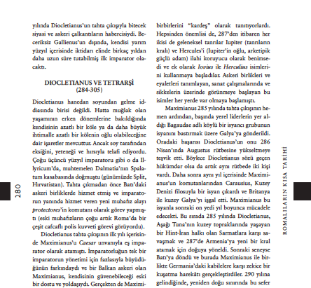 Çok yakında Roma tarihine dair güzel ve güncel bir ders kitabımız olacak...