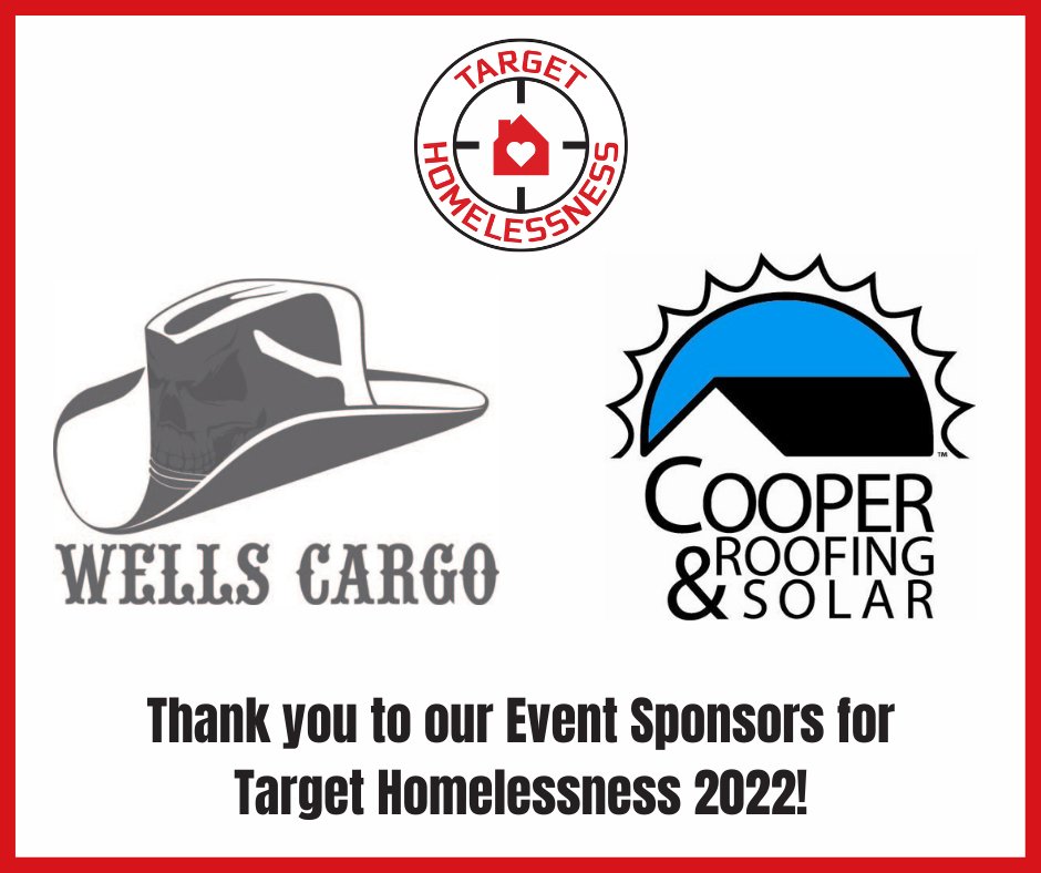 HomeAidSNV's tweet photo. Thank you so much to our Event Sponsors for Target Homelessness 2022 @WellsCargoInc and @CooperRoofSolar! https://t.co/ct6FtcP6gP