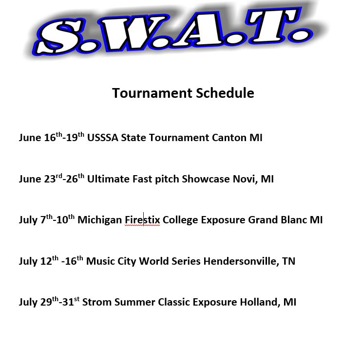 S.W.A.T. Fastpitch tweet media