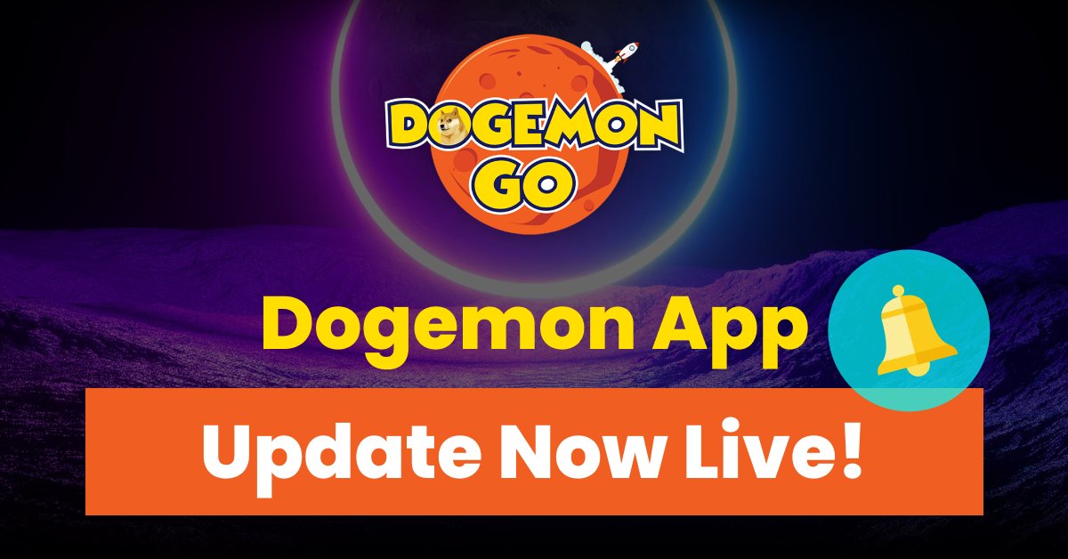 DogemonGoApp's tweet photo. #DogemonGo Update!

New version 1.1.9(1086)!

updated TestFlight iOS &amp; APK Android 

- Landlord Map speed improvement 
- $DOGO withdrawal only Solana Network 
- Visual settings as default low 
- withdrawal optimised 

https://t.co/TERJFBqDPx https://t.co/4HlAcm96E7