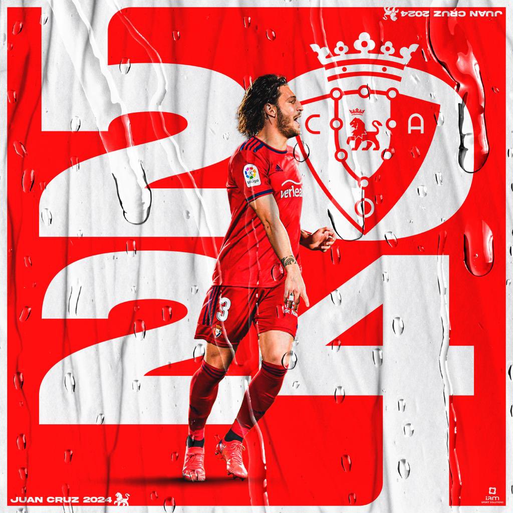 OficialJuanCruz's tweet photo. 2️⃣0️⃣2️⃣4️⃣ Es un orgullo reforzar mi compromiso con la familia del @CAOsasuna. Muy agracedido a nuestra afición por el apoyo incondicional, a mis compañeros y a mi familia. Ahora toca devolver toda la confianza con trabajo, trabajo y más trabajo 🙌🏻 ¡Aupa @CAOsasuna!❤️ #JuanCruz2024 https://t.co/1eo0thLach