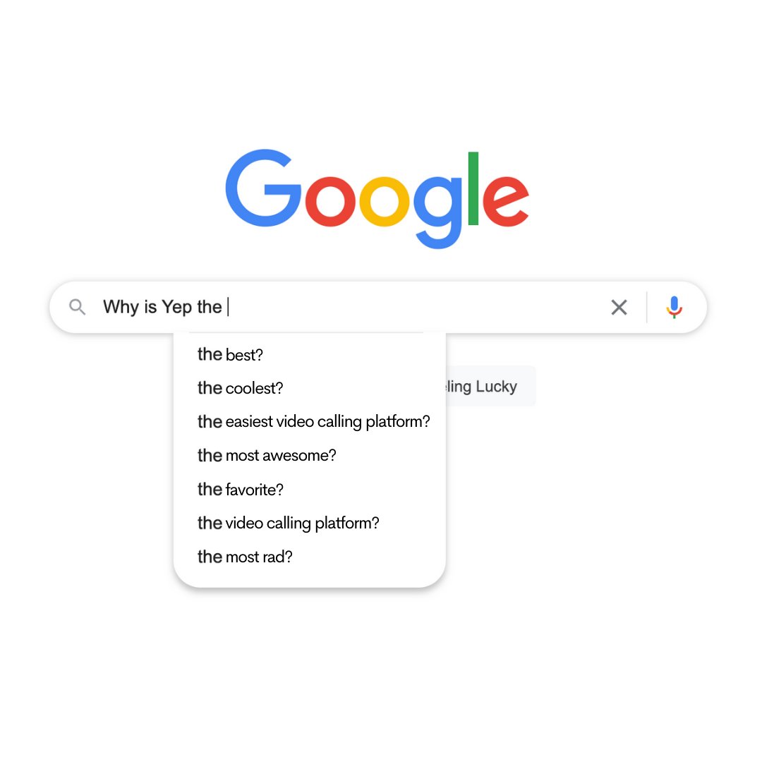 heyyepchat's tweet photo. Why is YEP…..Let us know what you think😉👇

#heyyep #videocall #videochat #easyvideochat https://t.co/voWXR40Rak