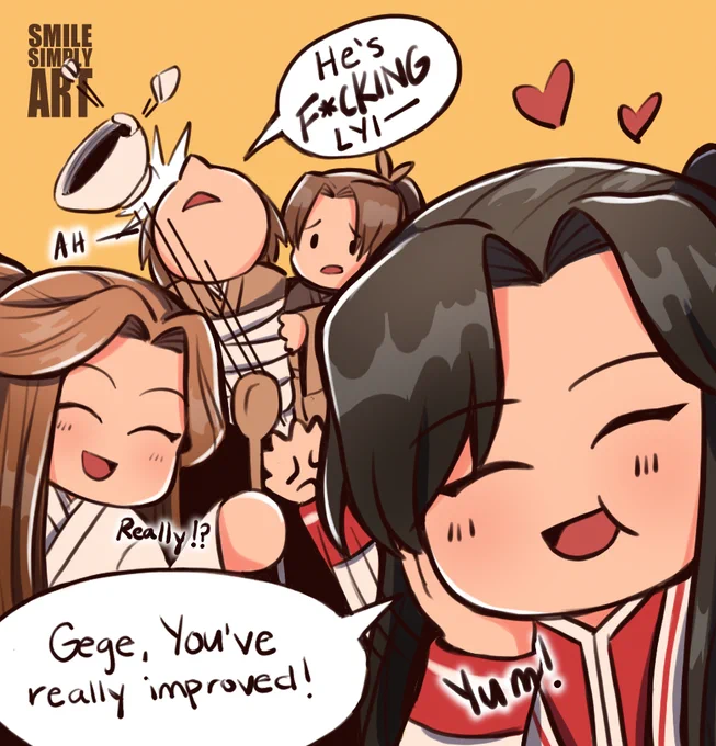 Xie Lian seems to have improved! 

#TGCF #天官赐福 
#HeavenOfficialsBlessing 