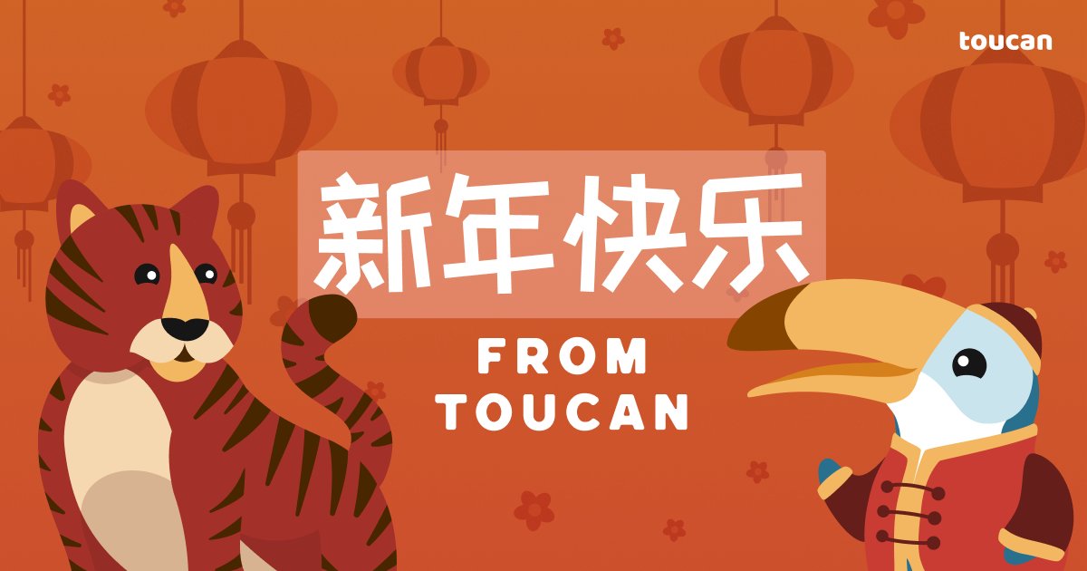 Happy Lunar New Year! Tomorrow kicks off the year of the tiger! ♥️🐯

#YearOfTheTiger #LunarNewYear #jointoucan