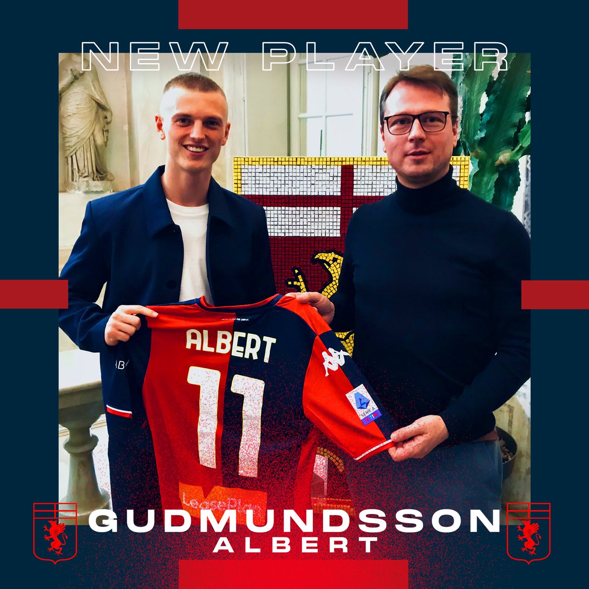 🔴🔵 Albert #Gudmundsson è Rossoblù!

📝 bit.ly/3GkJ1R8