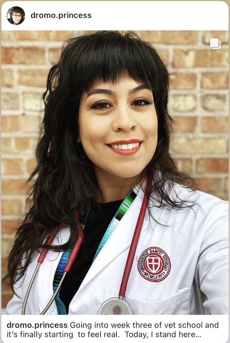 Power_N_Poise's tweet photo. ✨Caption on IG . We one step closer 🙌🏽 #vetstudent #latinx #hispanic  #whitecoat https://t.co/dL6KSbZp6K