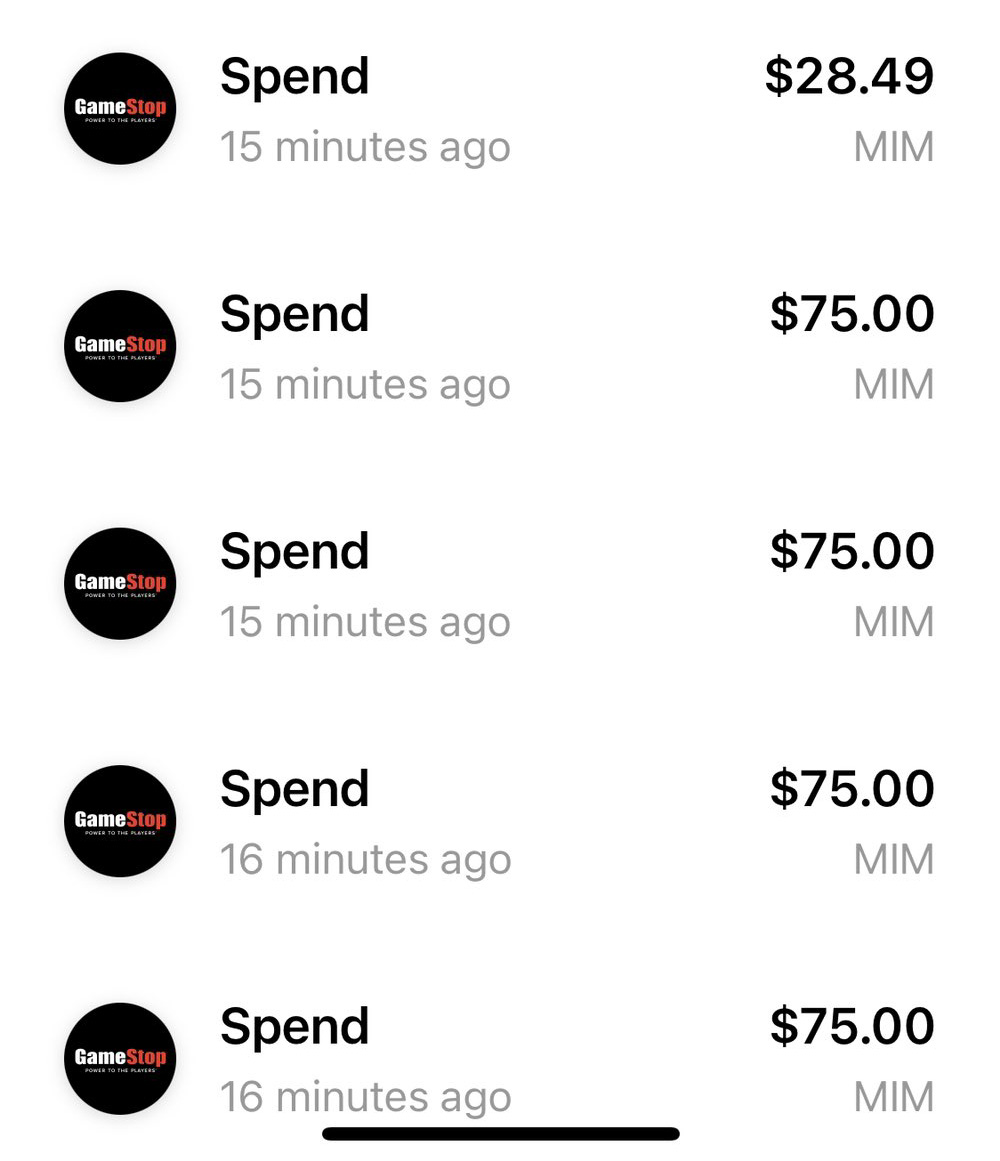 bubby_io's tweet photo. 2/ There was a $75 limit per Flex Code scan at GameStop, so I had to do multiple scans.  Every merchant on the Flexa Network has a different per scan threshold. It is expected these thresholds will be removed in the future.

#PayWithFlexa #ShopCrypto 
#PoweredByAmp $AMP https://t.co/n1Xx2lG1Zl