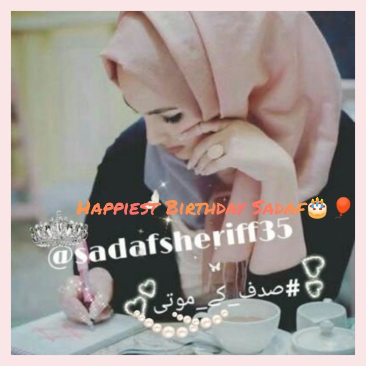 "Happy February Birthday month my janu sis❤️ <a href="/sadafsheriff35/">‏صـــــد𝓈𝒶𝒹𝒶𝒻𝓈𝒽𝑒𝓇𝒾𝒻𝒻فـــ‏‏</a>"
(Blessed  to have you in my life 💝)
"Her Birthday month start from today February 1st 2022😍"
"دعائیں تو بہت سی ہیں دینے کو مگر سب سے خاص یہ ہے کہ
تمھارے چہرے کی مسکراہٹ ہمیشہ یونہی برقرار رہے😻❣️"
#صدف_کا_بڈے
<a href="/dozt07/">MARiA</a>