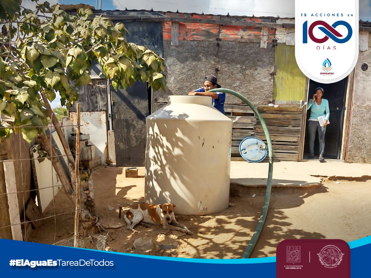 OomsapasLC's tweet photo. Con el programa “Apoyo con Pipas”, Oomsapas Los Cabos realiza 55 viajes diarios desde hace 100 Días de Gobierno.
Infórmate más en: https://t.co/GkeGTBKY2T https://t.co/rnqQMygkFN